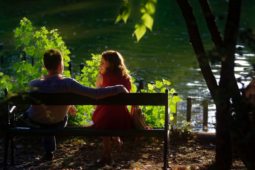 couple on bench